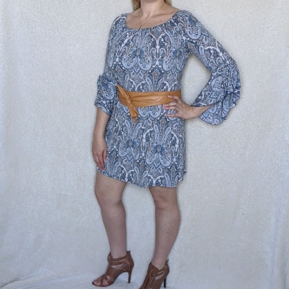 Blue Paisley dress - Picture 5 of 5